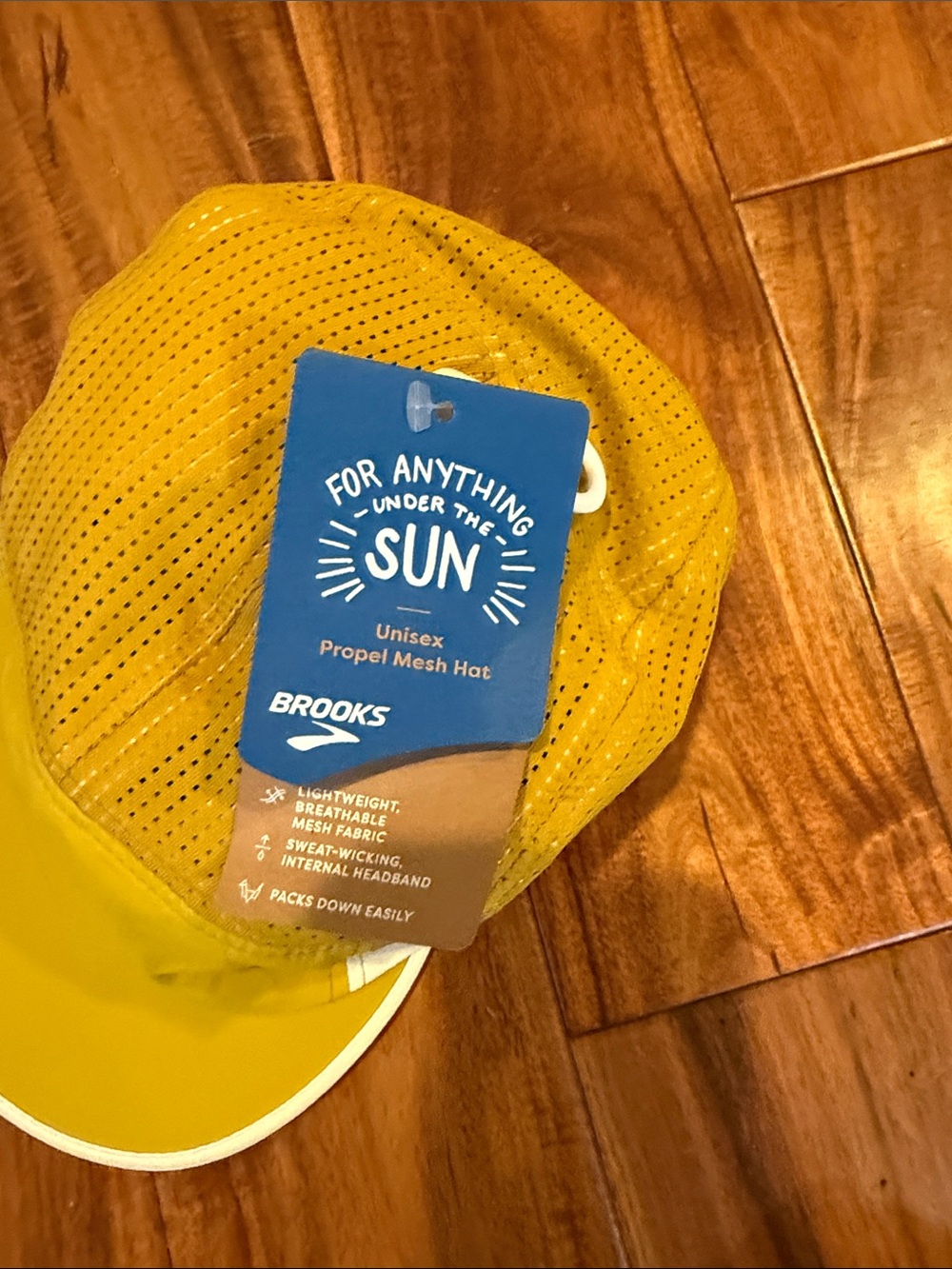 Brooks Propel mesh hat, Performance Running Cap, NWT - Picture 4 of 10